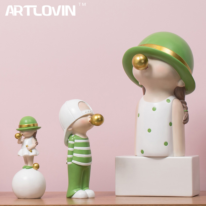 Home Decor Y2K - ARTLOVIN – Figurines de personnages de