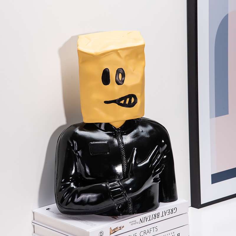 Home Decor Y2K - Statue de Banksy nordique pour décoration