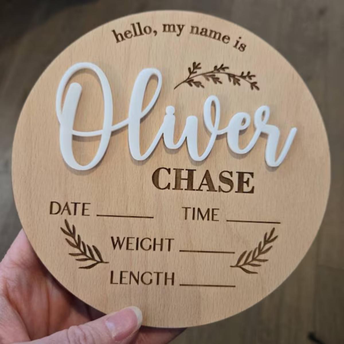 Home Decor Halloween - 1 plaque personnalisée en bois pour