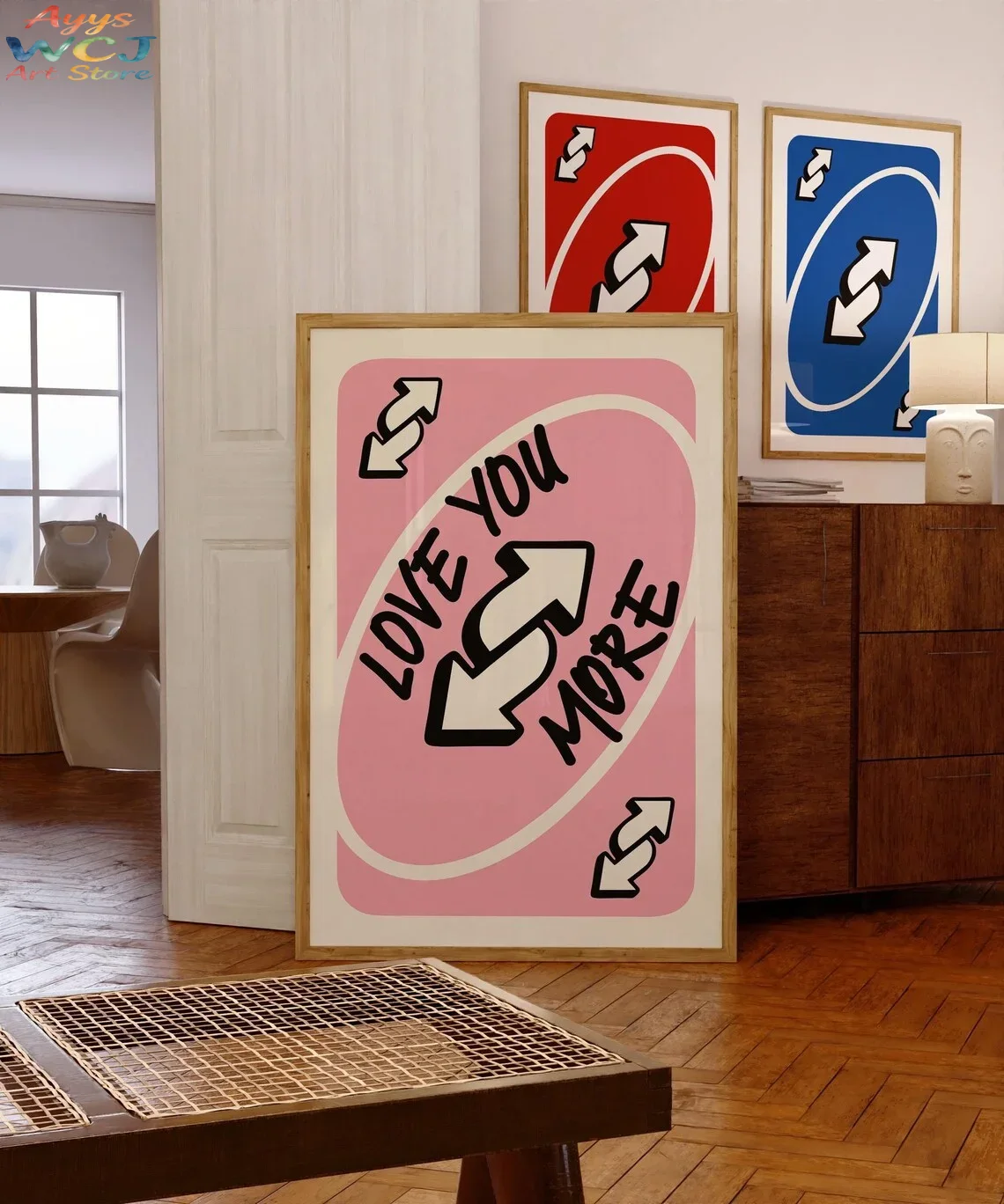 Home Decor Y2K - Décoration murale rétro « Love You