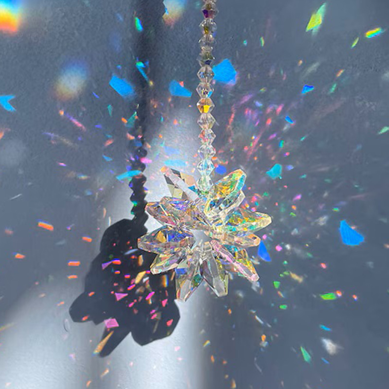 Crystal Sun Catcher - 1 pièce de décoration suspendue en