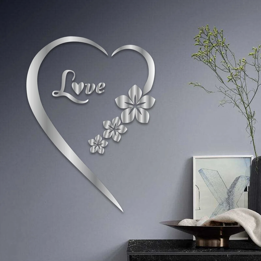 Home Decor Y2K - Autocollant mural 3D en forme de