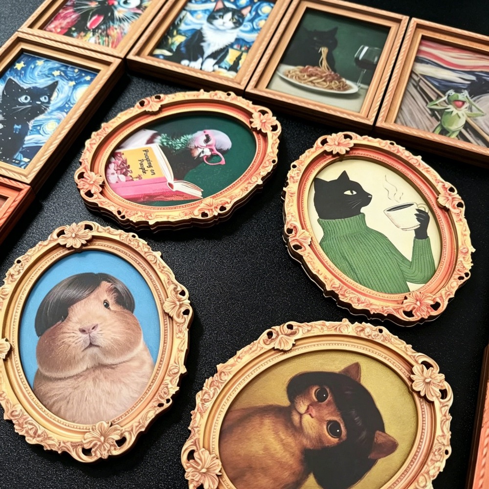 Home Decor Cat - Aimant de réfrigérateur chat mignon -