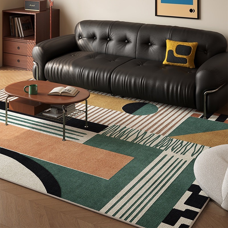 Tapis de salon à motif triangu - Home Decor Ig avis et prix