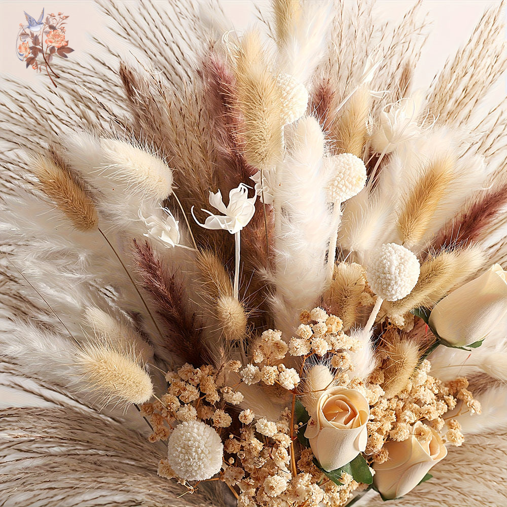 Bouquet de 80 fleurs artificie - Home Decor Vase With Flowers avis et prix