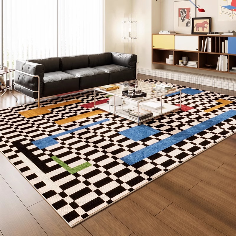 Tapis de salon à motif géométr - Home Decor Ig avis et prix