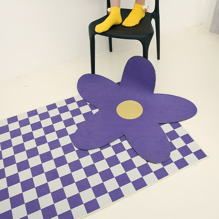 Tapis de chevet en damier IG p - Home Decor Ig avis et prix