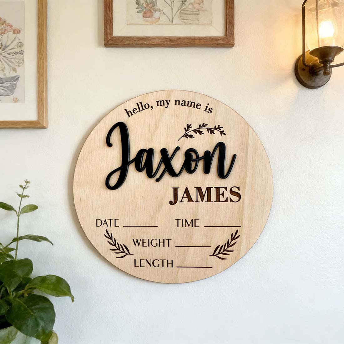 1 plaque personnalisée en bois - Home Decor Halloween avis et prix