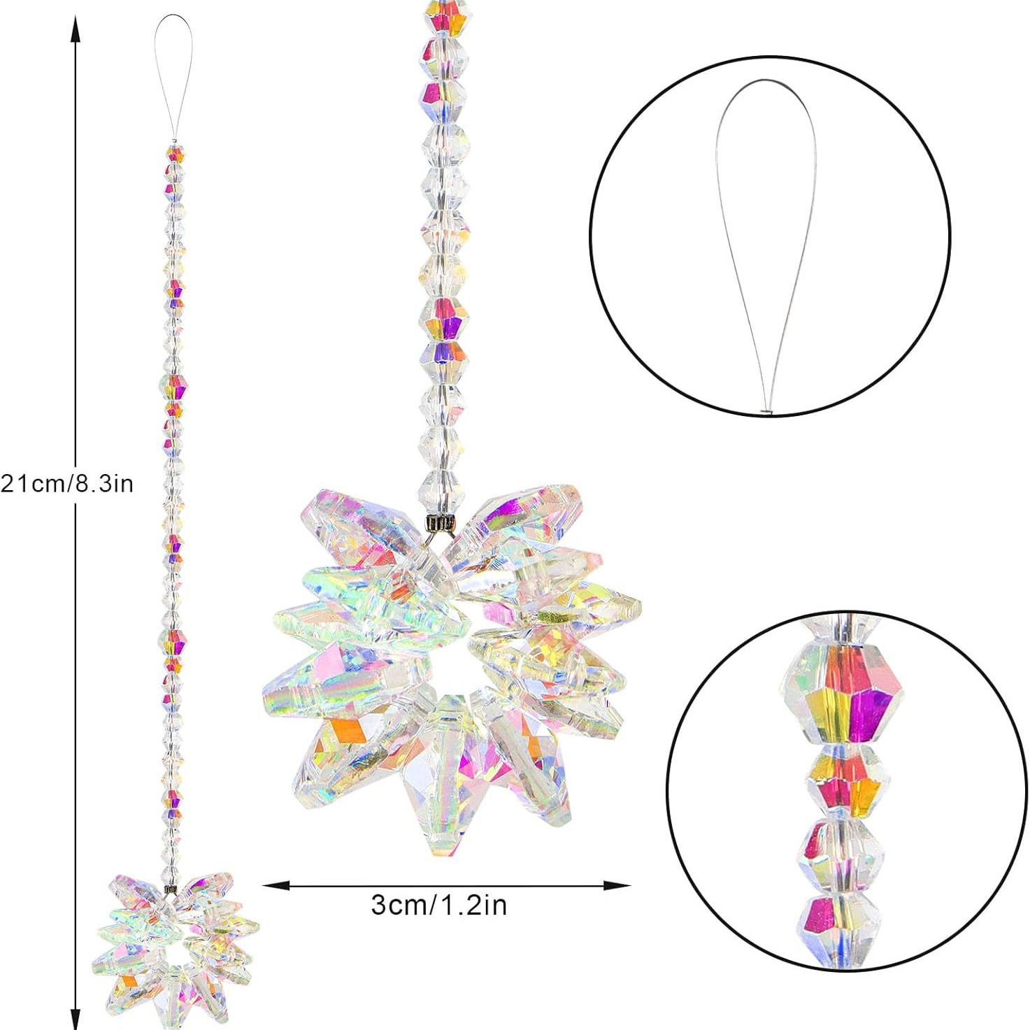 Attrape-soleil en cristal étoi - Crystal Sun Catcher avis et prix