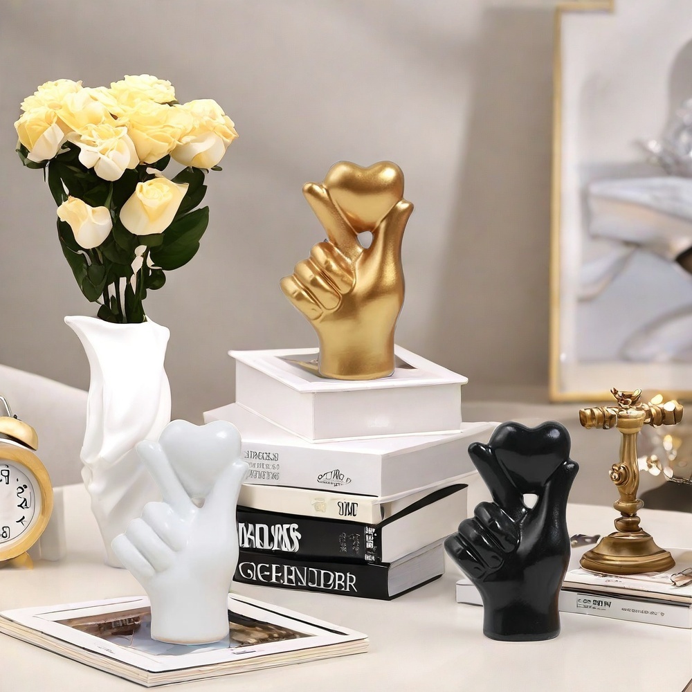 Statues de geste de main en fo - Home Decor Y2K avis et prix