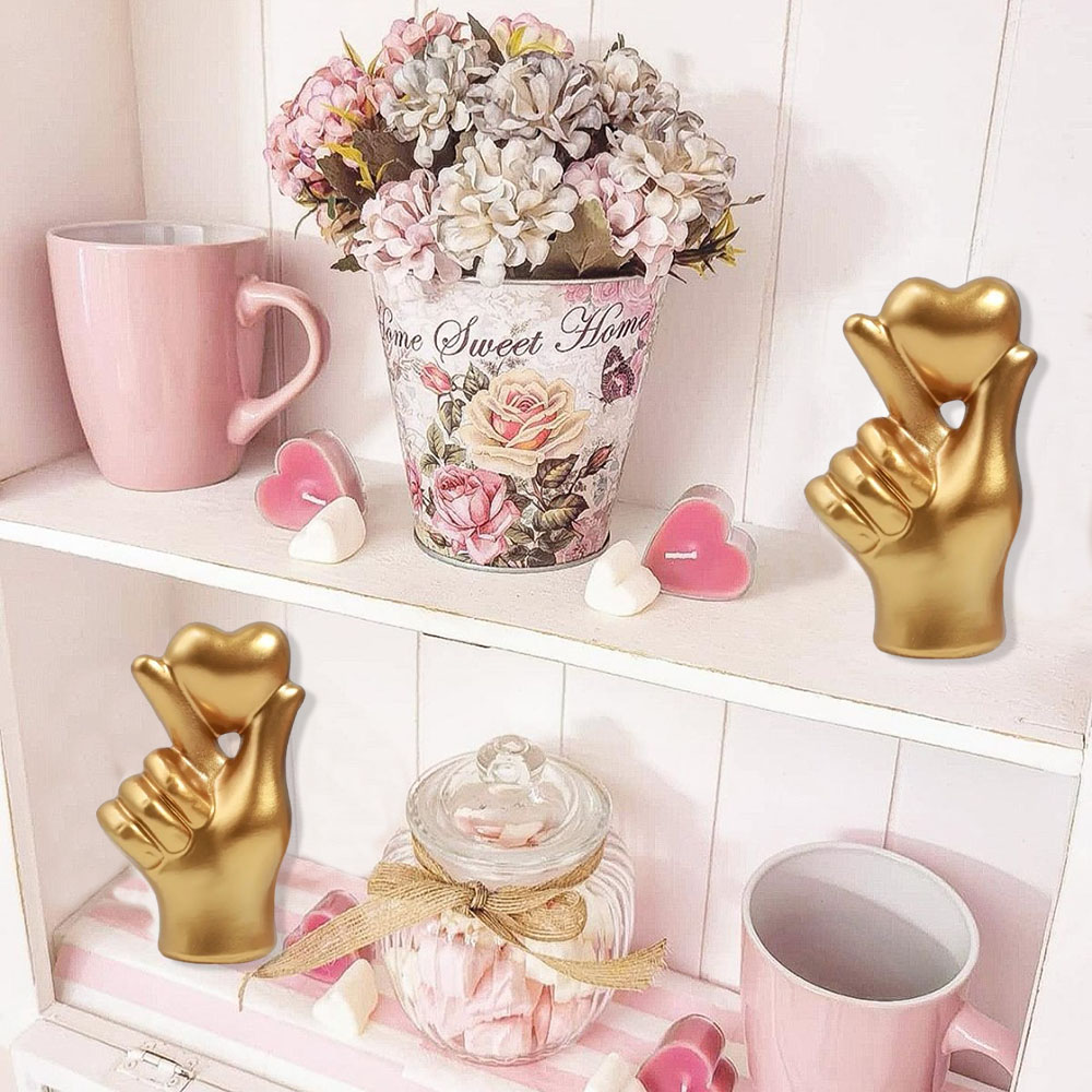 Statues de geste de main en fo - Home Decor Y2K avis et prix