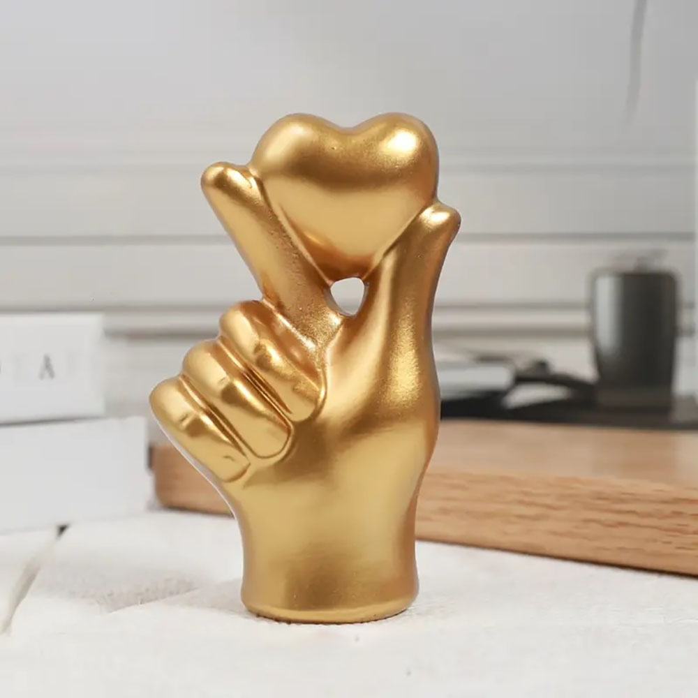 Statues de geste de main en fo - Home Decor Y2K avis et prix