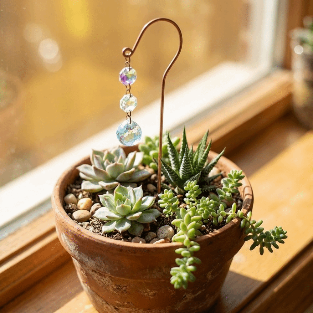 Piquet de jardin en cristal ré - Crystal Sun Catcher avis et prix