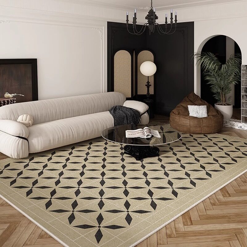 Tapis de salon classique à mot - Home Decor Ig avis et prix