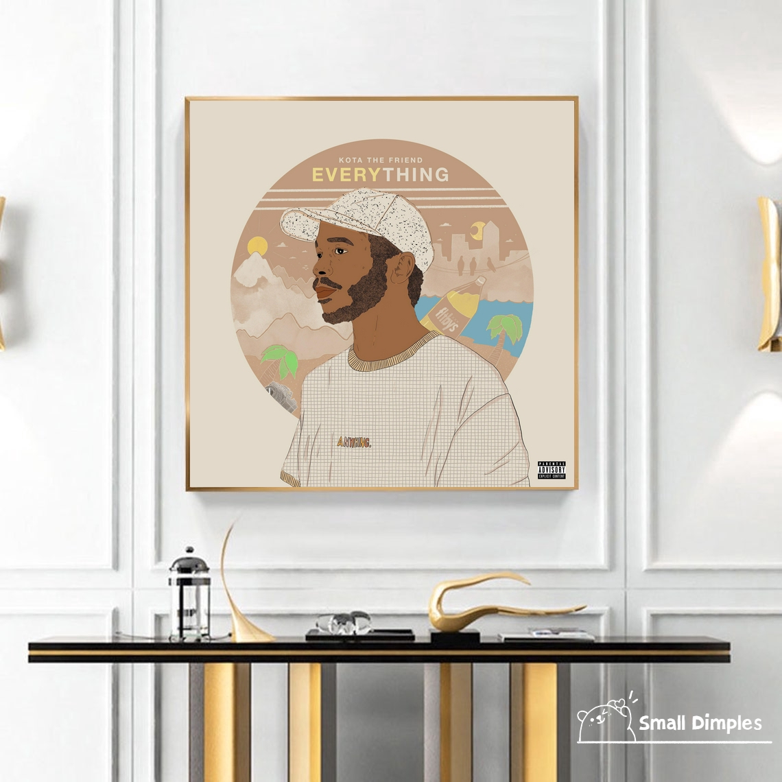 Affiche d'album de musique «to - Home Decor Kota avis et prix