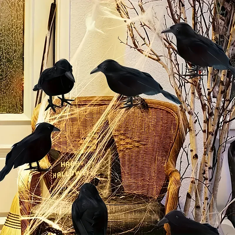 1 pièce Corbeau noir réaliste  - Home Decor Halloween avis et prix