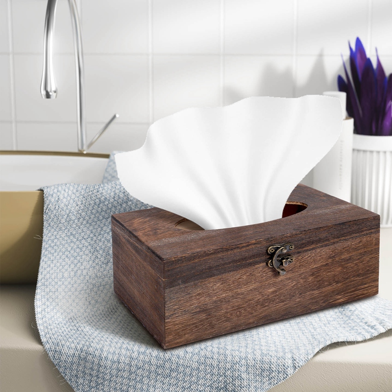 Boîte à mouchoirs rétro en boi - Home Decor Retro avis et prix
