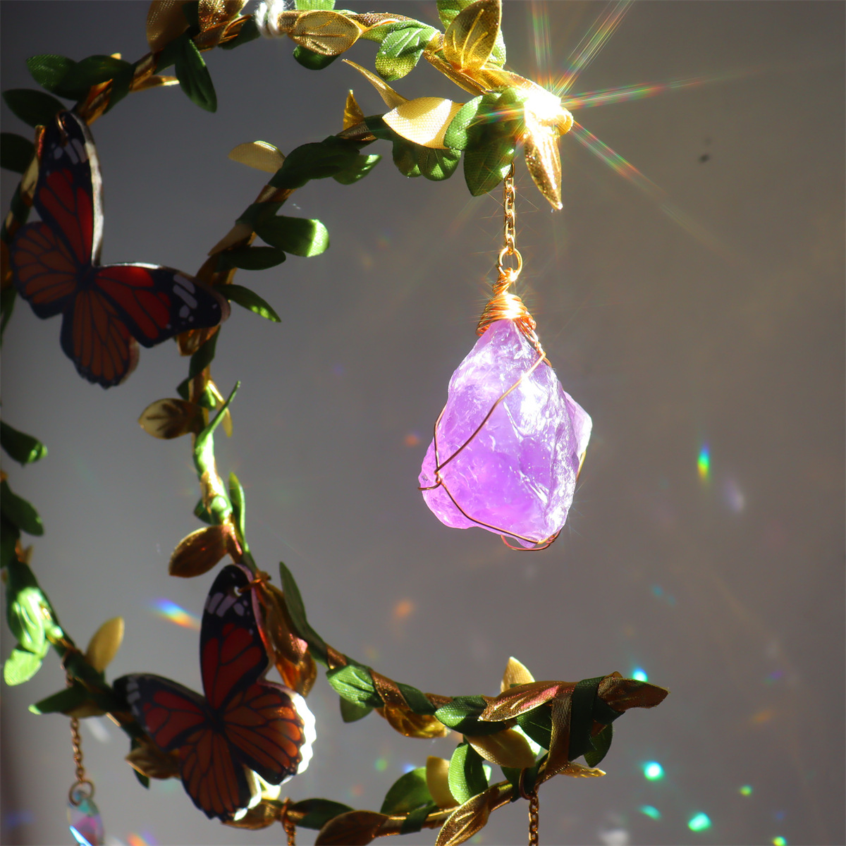 Attrape-soleil et boules de cr - Crystal Sun Catcher avis et prix