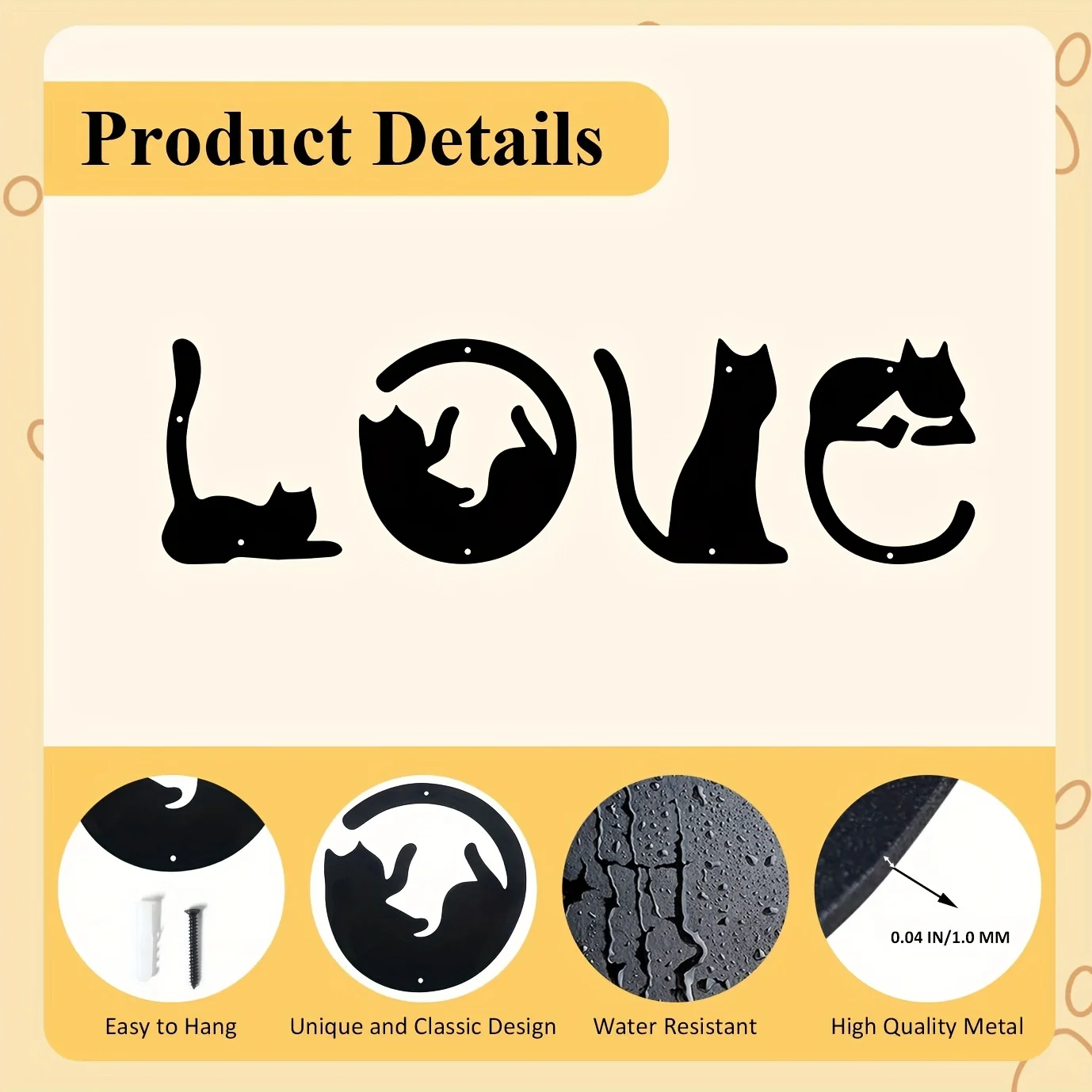 HelloYoung-Autocollant mural e - Home Decor Y2K avis et prix