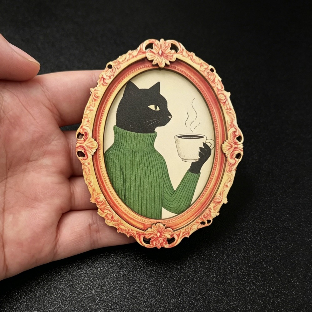 Aimant de réfrigérateur chat m - Home Decor Cat avis et prix