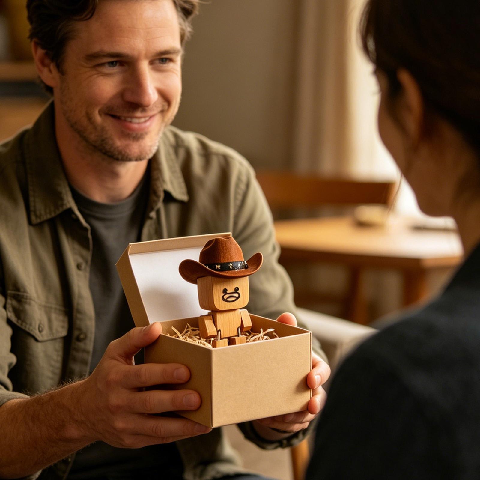 Figurine en bois oscillante po - Home Decor Express avis et prix
