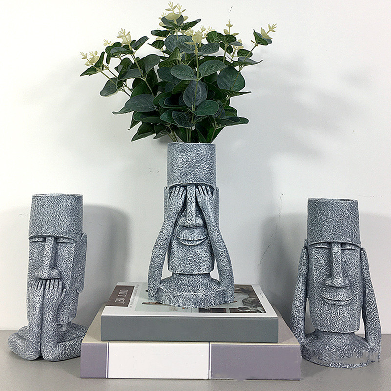 Vase en résine abstrait humain - Home Decor Express avis et prix