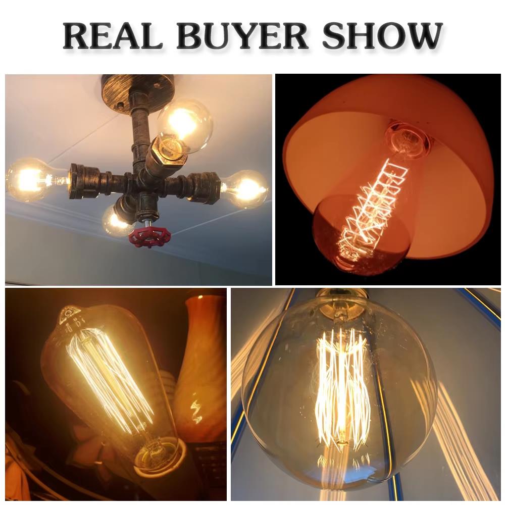 Ampoule Edison rétro E27 40W 2 - Home Decor Retro avis et prix